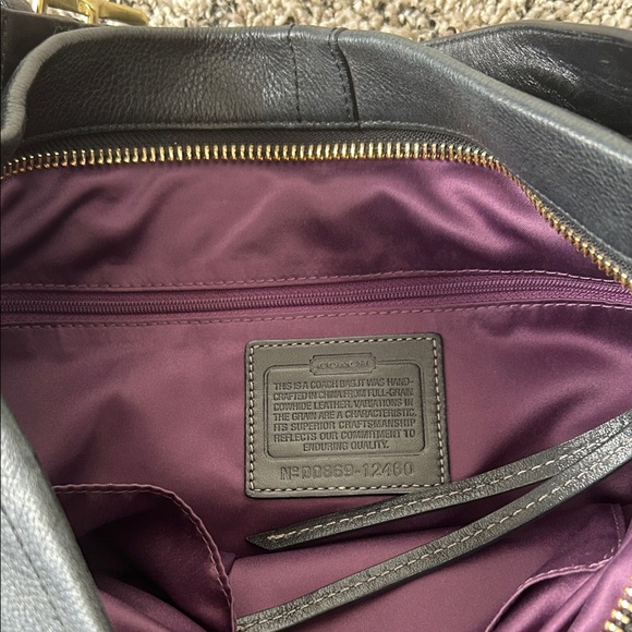 Coach Black Hobo Bag with Gold Hardware - Picture 3 of 5